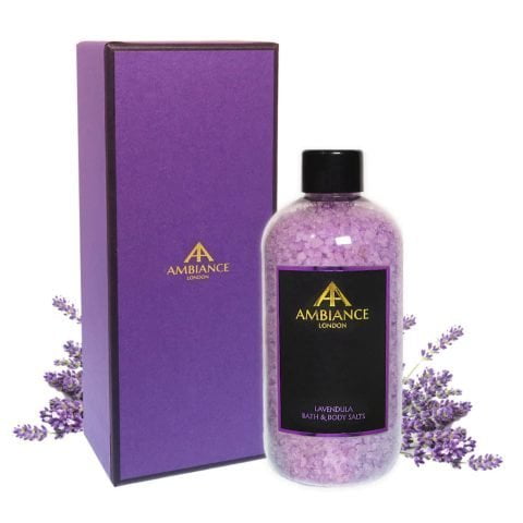 ancienne ambiance luxury lavendula bath salts giftboxed - luxury lavender bath salts - epsom salts