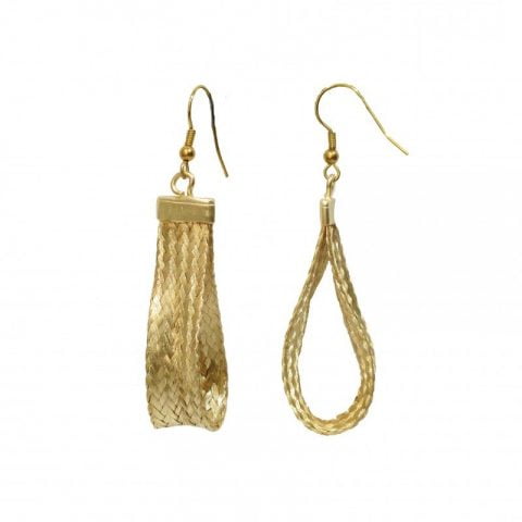 grecian gold earrings