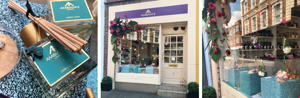 ancienne ambiance Chelsea Flower Show - chelsea in bloom shop front 