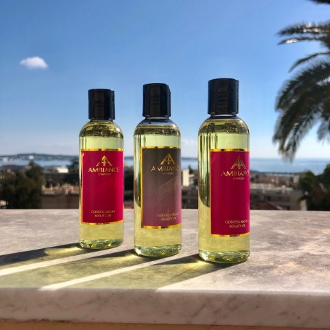 ancienne ambiance - goddess argan beauty oil pink limited edition - limited edition face oil body oil cleansing oils