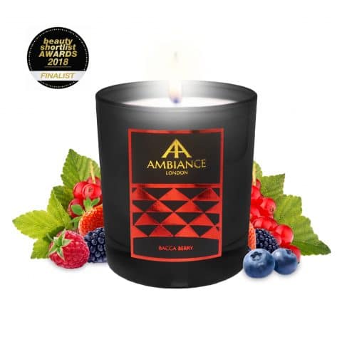 ancienne ambiance bacca berry luxury scented candle - limited edition - beauty short list awards