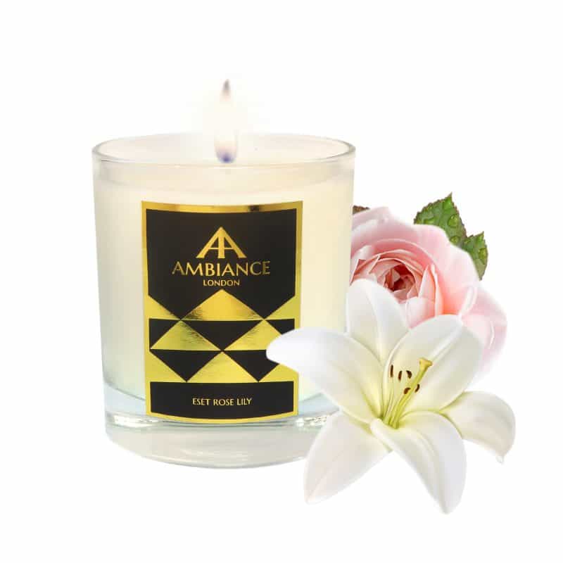 ancienne ambiance - Eset Luxury Candle - Rose Lily Scented Candle