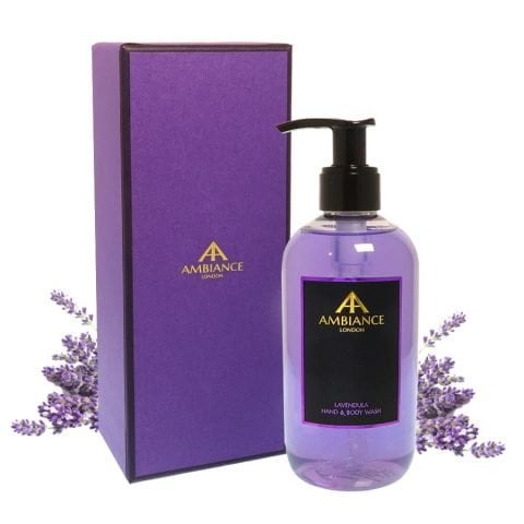 ancienne ambiance purple lavendula lavender hand wash - lavender hand and body wash - luxury lavender body wash giftboxed