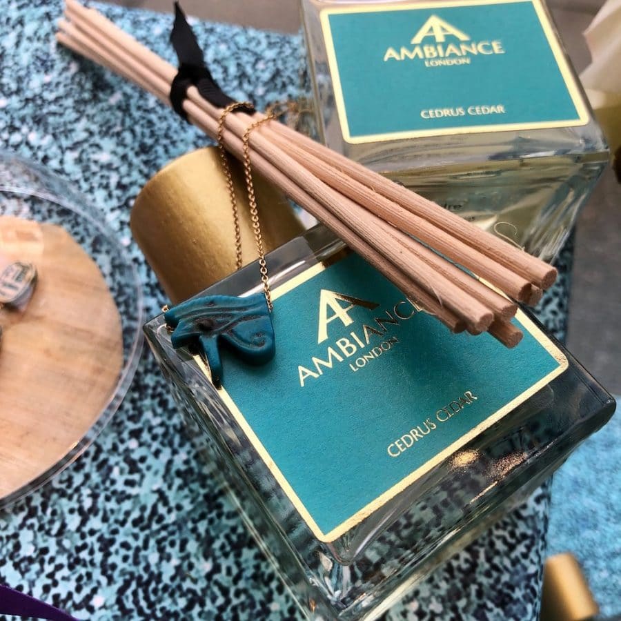 eye of horus necklace and cedar reed diffuser | Ancienne Ambiance