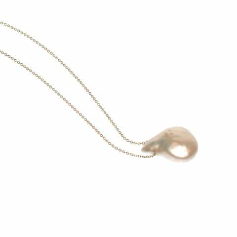 Maximos Zachariadis - baroque pearl pendant necklace - south sea pearl necklace - ancienne ambiance jewellery