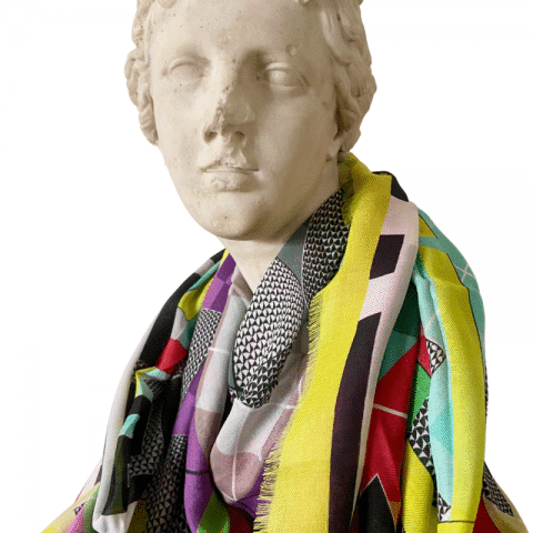 goddess aphrodite pink cashmere shawl 140x140