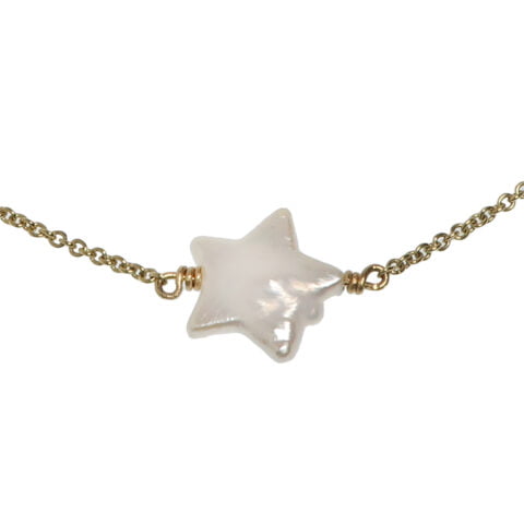 Claire van Holthe Pearl Star Pendant Necklace