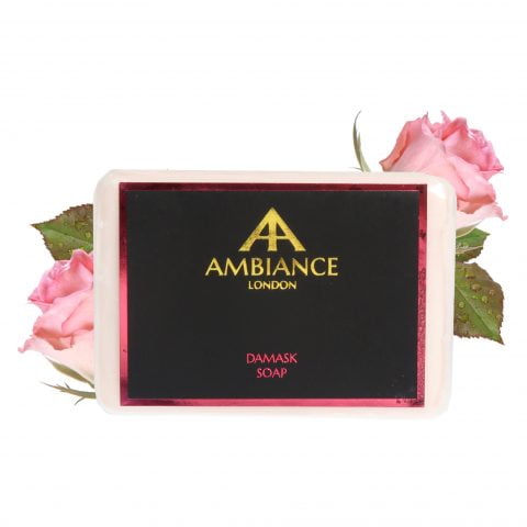 luxury rose soap - ancienne ambiance damask rose soap bar - damask rose soap