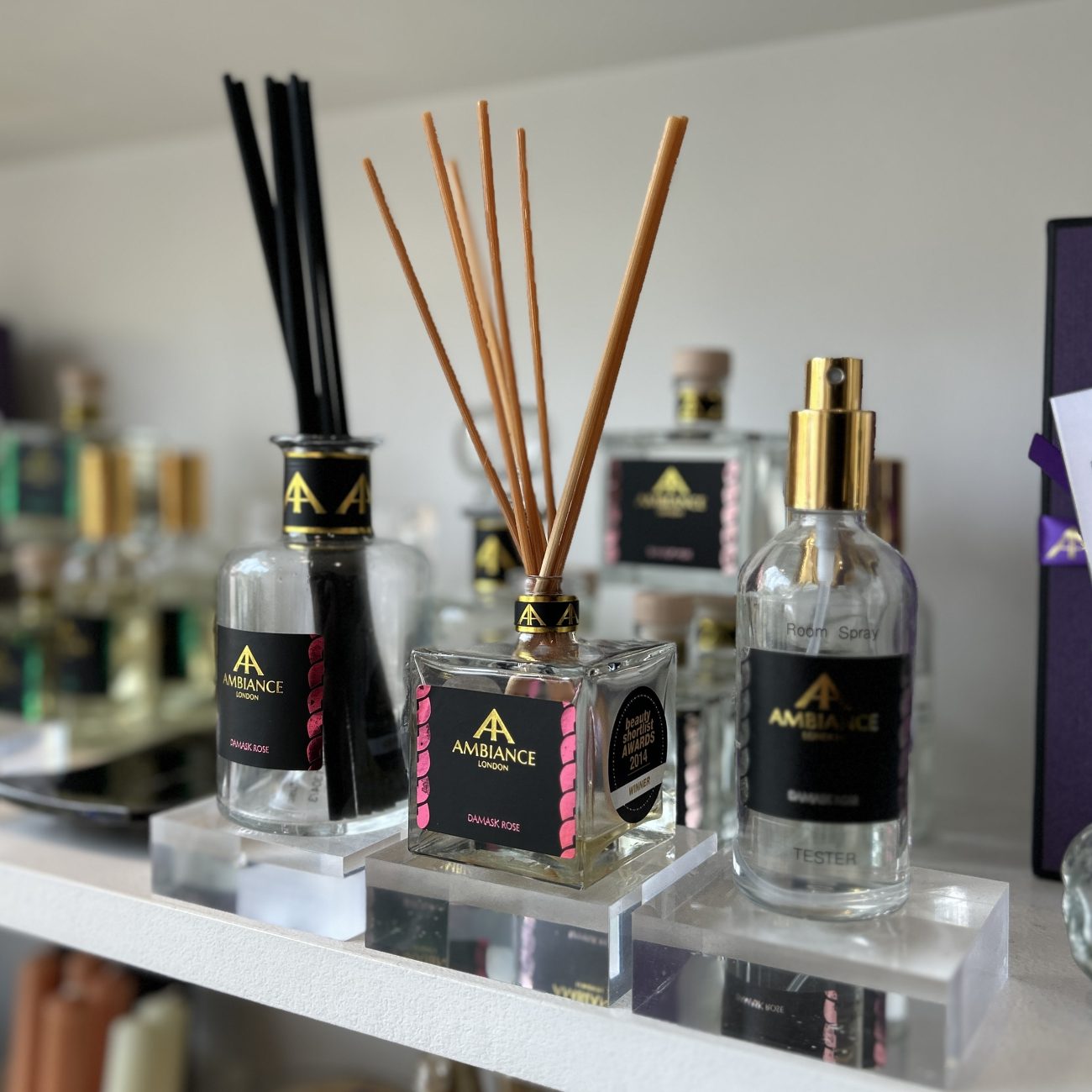 Beauty Shortlist Award Winning Rose Diffuser Luxury Reed Diffusers