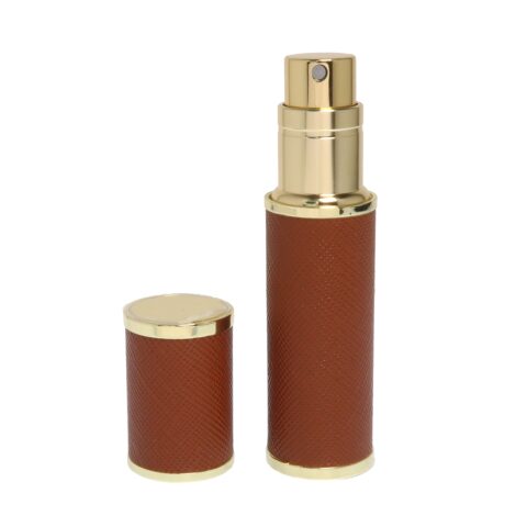 Travel Perfume Atomiser Spray, Ambra Tan