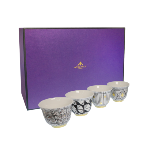 Lebanese Coffee Cups Set of four with gift box