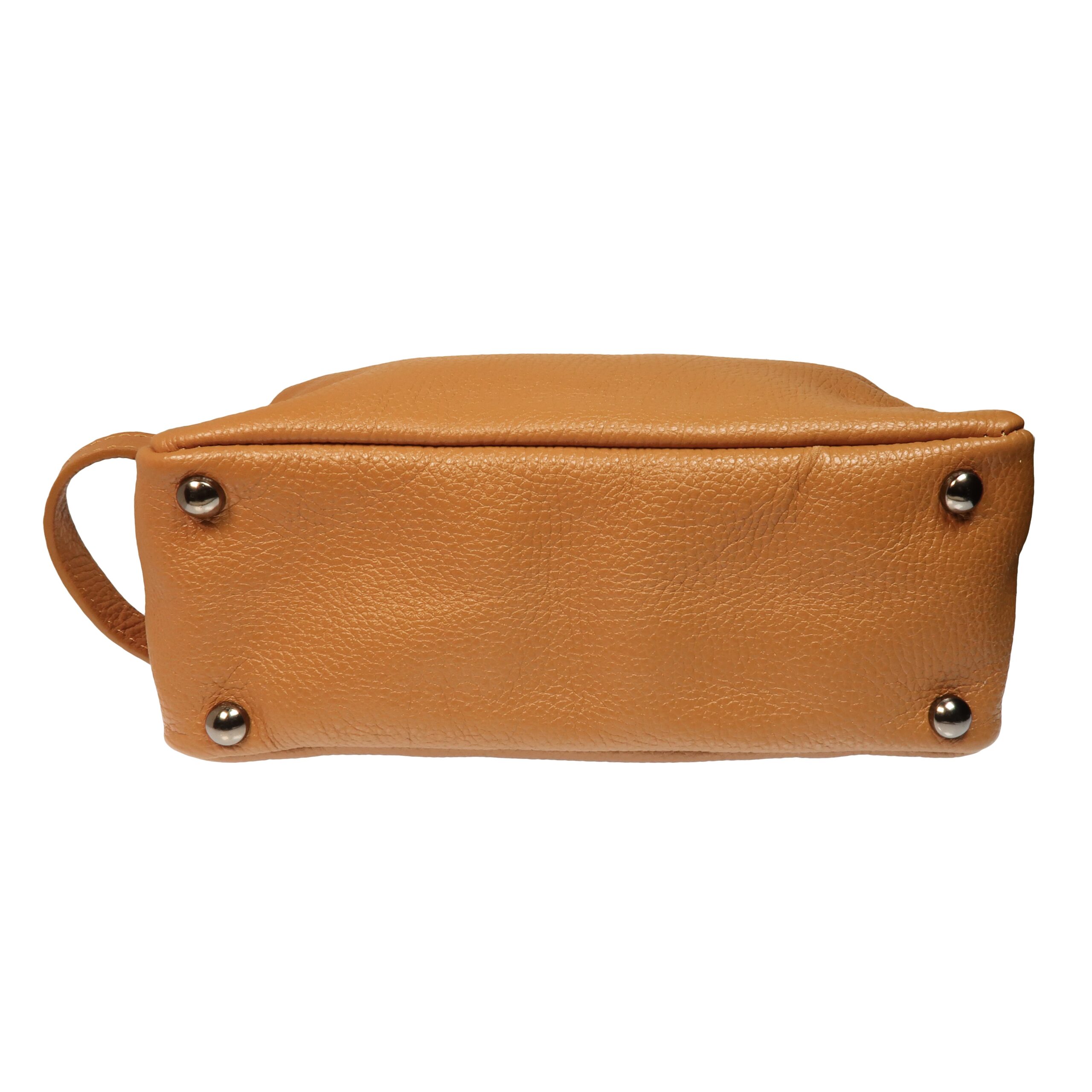Tan Leather Toiletry Bag